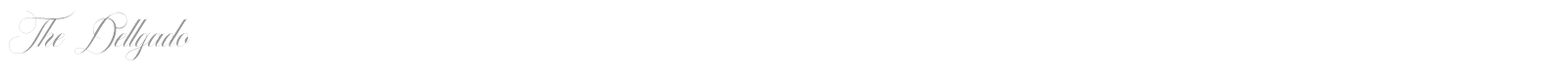 The Dellgado font preview
